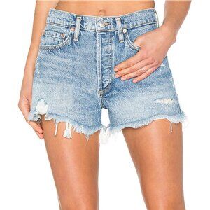 AGOLDE Parker Vintage Cut Off Denim Short